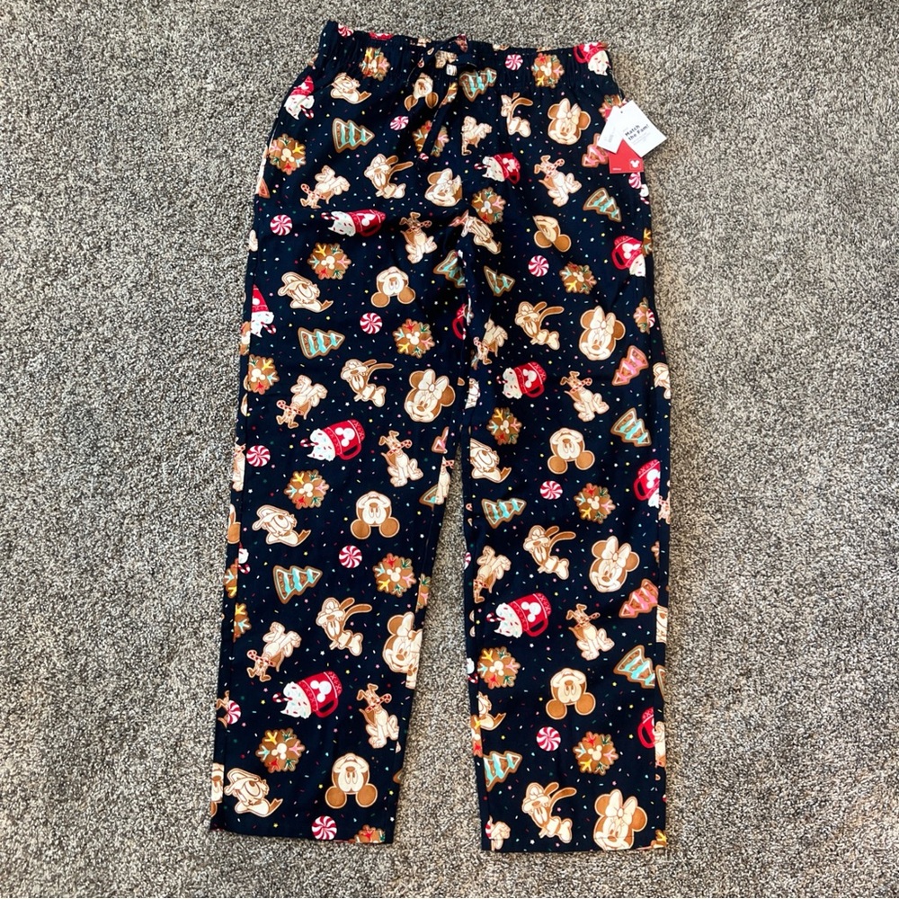 Old Navy X Disney Men’s Pajama Pants Mickey And Friends Sweet Treats Medium NWT
